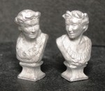 Pair of 'Galle Style' Busts