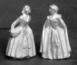 Pair of 'Royal Doulton' style Ladies in Summer