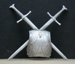 Wall Armour with two swords