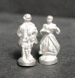 Pair of 'Dresden' type figurines