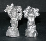 Pair of 'Staffordshire Flatback' style figurines