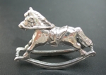 Small rocking horse on bows