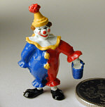 Clown with bucket